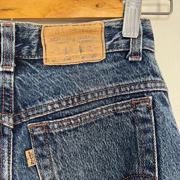 Vintage Levi’s 90s Rigid Denim Jeans WPL423 Beige Tab Made in Canada Women’s 0 - Picture 8 of 11